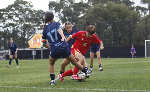 U15 nữ Việt Nam kết thúc chuyến du đấu chất lượng tại Australia