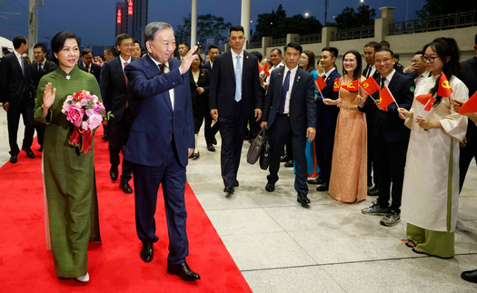 Tổng Bí thư, Chủ tịch nước Tô Lâm và Phu nhân thăm thành phố Nam Ninh