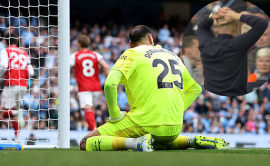 Guardiola ôm đầu tức tối vì sai lầm nghiêm trọng của Donnarumma