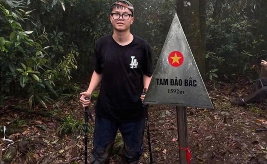Tìm thấy nam sinh sau hơn 36 giờ mất tích trên núi Tam Đảo