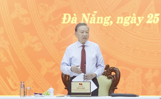 Tổng Bí thư, Chủ tịch nước Tô Lâm: Xây dựng Đà Nẵng trở thành một cực tăng trưởng lớn của cả nước 