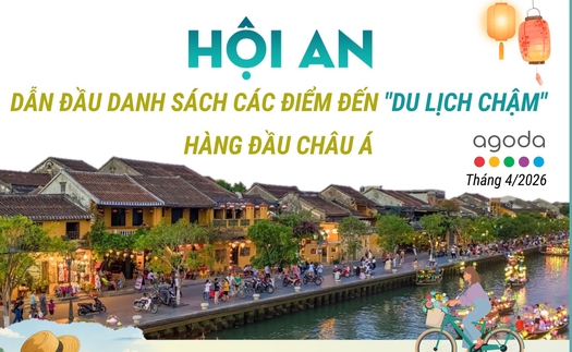 Hội An dẫn đầu danh sách những điểm đến “du lịch chậm” hàng đầu châu Á