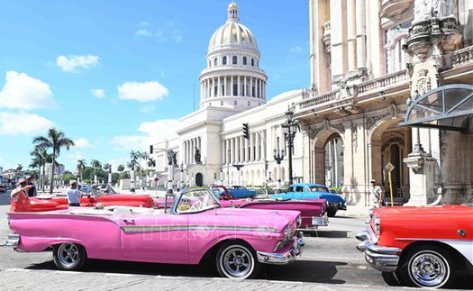 Xe ô tô cổ - di sản văn hóa giữa lòng thủ đô Cuba