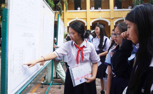 Thành phố Hồ Chí Minh công bố chỉ tiêu vào lớp 10 công lập