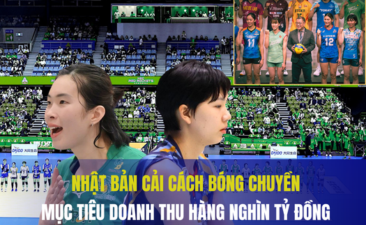 Kinh tế thể thao: Nhật Bản cải cách bóng chuyền, đặt mục tiêu hàng nghìn tỷ đồng