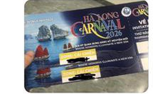 Cảnh báo tình trạng trục lợi từ bán vé Carnaval Hạ Long 2026