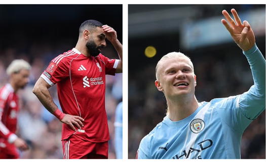 Hai sắc thái trái ngược của Salah và Haaland