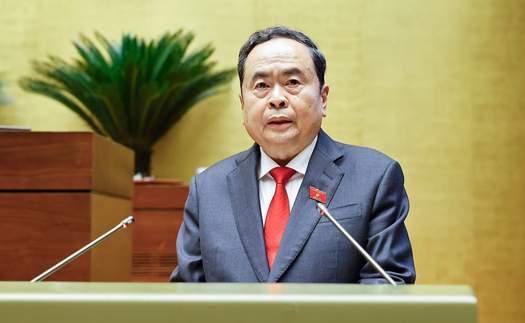 Chủ tịch Quốc hội Trần Thanh Mẫn: Cần làm tốt công tác pháp luật, khẳng định vai trò "đi trước một bước về thể chế"