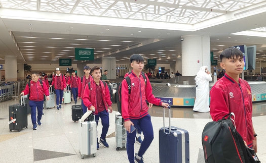 U17 Việt Nam tới Ả rập Xê Út, bắt nhịp nhanh với VCK U17 châu Á