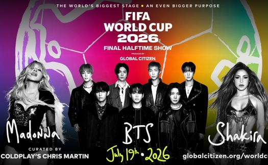 BTS, Madonna và Shakira sẽ biểu diễn tại trận chung kết World Cup 2026