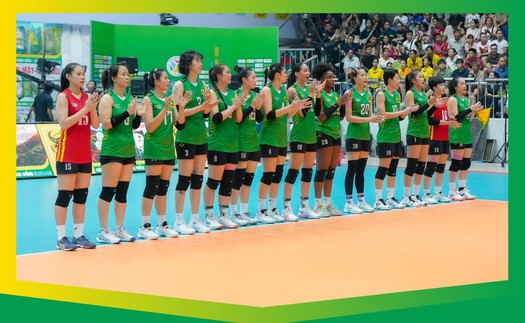 Trần Thị Thanh Thúy và đồng đội nhận thất bại trước CLB Trung Quốc ở trận ra quân cúp VTV9-Bình Điền