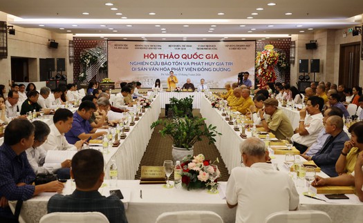 Thúc đẩy bảo tồn và phát huy giá trị di sản văn hóa Phật viện Đồng Dương