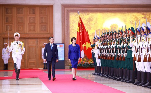 Thủ tướng Lê Minh Hưng chủ trì Lễ đón chính thức Thủ tướng Nhật Bản