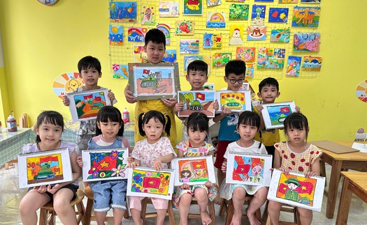 Tìm lại tuổi thơ mùa hè cho trẻ trong những lớp học nghệ thuật

