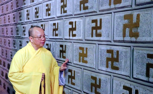 Công bố chùa Cương Xá là ngôi chùa có hệ thống tường đá khắc nhiều chữ Vạn nhất Châu Á