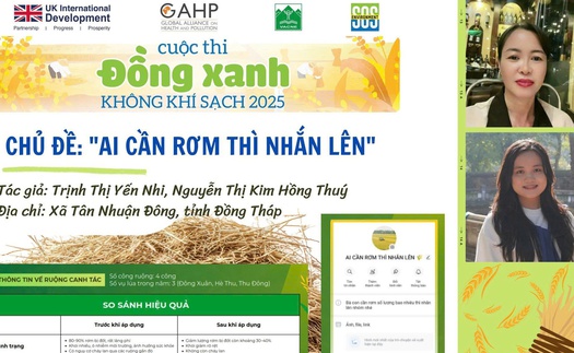 Lan tỏa từ ruộng đồng: Ý nghĩa bền vững của cuộc thi "Đồng xanh - Không khí sạch"