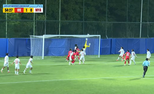 Thắng nhẹ U17 nữ Myanmar, U17 nữ Việt Nam giành vé chính thức vào tứ kết