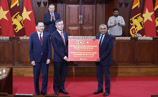 Tổng Bí thư, Chủ tịch nước Tô Lâm và Tổng thống Sri Lanka chứng kiến lễ trao các văn kiện hợp tác