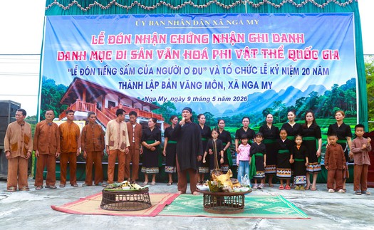 Gìn giữ di sản văn hóa truyền thống của người Ơ Đu trong dòng chảy hiện đại