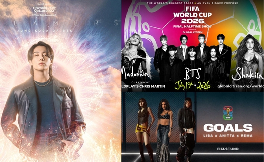 Từ Jungkook BTS đến Lisa Blackpink: K-pop viết tiếp giấc mơ World Cup