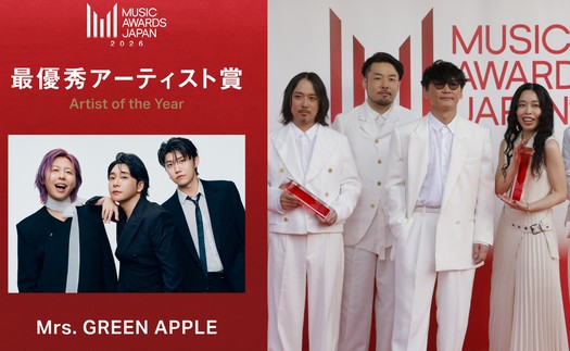 Music Awards Japan 2026: Mrs. Green Apple lập cú đúp, Sakanaction khiến khán giả nghẹn ngào