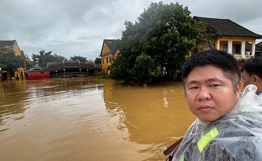 Nhà báo Trần Lê Lâm và thông điệp "Nước dâng người không lùi"