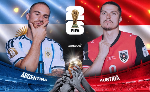 Lịch sử đối đầu Argentina vs Áo (World Cup 2026 bảng J): Nụ cười cho đại diện Nam Mỹ
