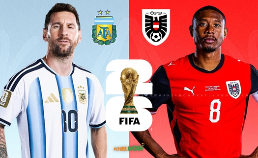 Đội hình dự kiến Argentina vs Áo (bảng J World Cup 2026): Messi đối đầu Alaba