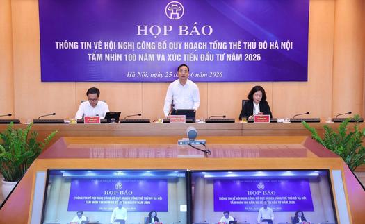 Ngày 29/6 sẽ diễn ra hội nghị công bố Quy hoạch tổng thể Thủ đô tầm nhìn 100 năm
