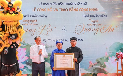  Công nhận Nghề truyền thống ướp trà sen ở Hà Nội