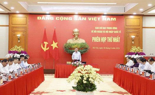 Tổng Bí thư, Chủ tịch nước Tô Lâm chủ trì phiên họp thứ nhất Ban Chỉ đạo Trung ương về đối ngoại và hội nhập quốc tế
