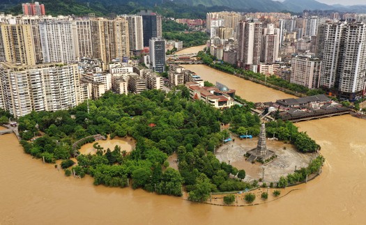 Trung Quốc kích hoạt cơ chế ứng phó khẩn cấp lũ lụt tại 6 địa phương