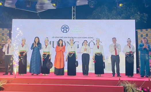 Hà Nội: Công bố sản phẩm du lịch cộng đồng Mường Cốc