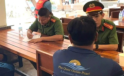 Khởi tố vụ án chìm ca nô ở Phú Quốc, tạm giữ thuyền trưởng để điều tra vụ 15 du khách tử vong