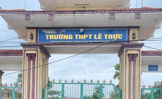 Khởi tố hai bị can liên quan đến tố cáo tiêu cực trong kỳ thi tốt nghiệp THPT tại Quảng Trị