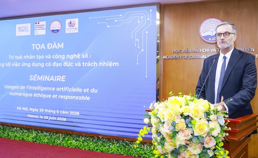 AI, dữ liệu và an ninh mạng trở thành trọng tâm hợp tác mới giữa Pháp và Việt Nam