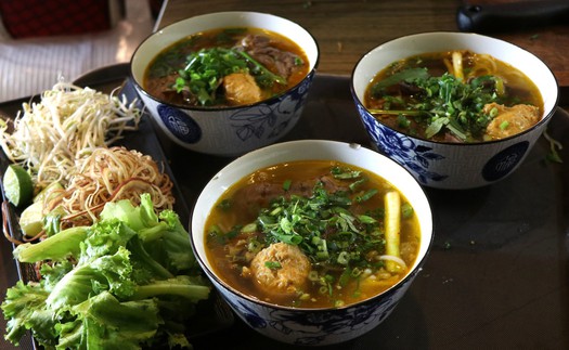 Hấp dẫn sự kiện hội tụ quán bún bò Huế tiêu biểu cả nước