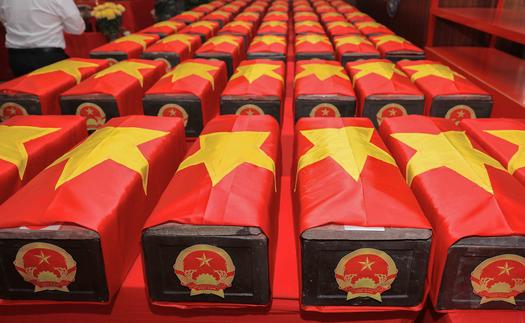 Phát hiện nhiều di vật, thu nhận mẫu sinh phẩm của thân nhân liệt sĩ chưa xác định được thông tin