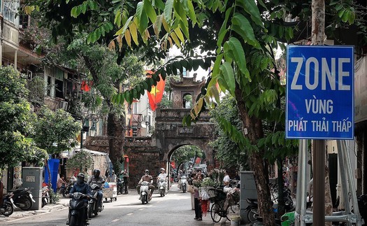 Thành phố Hà Nội thí điểm vùng phát thải thấp tại phố cổ từ 1/7