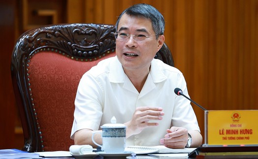 Thủ tướng Lê Minh Hưng làm việc với lãnh đạo các bộ về phát triển công nghệ chiến lược