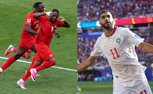 VTV6 VTV3 trực tiếp bóng đá Canada vs Morocco 00h00 hôm nay, World Cup 2026 vòng 1/8