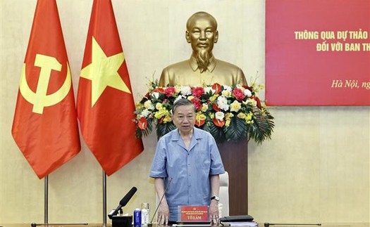 Thông báo kết luận của Tổng Bí thư, Chủ tịch nước Tô Lâm tại Phiên họp thứ nhất Ban Chỉ đạo Trung ương về hoàn thiện thể chế và thực thi pháp luật