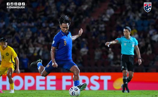2 sao trẻ ghi bàn, ĐT Thái Lan thắng Malaysia và dẫn đầu bảng B ở ASEAN Cup 2026