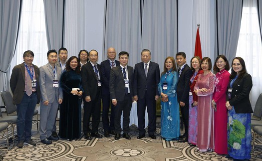 Tổng Bí thư, Chủ tịch nước Tô Lâm tiếp trí thức, nhà khoa học tiêu biểu người Việt Nam tại Australia