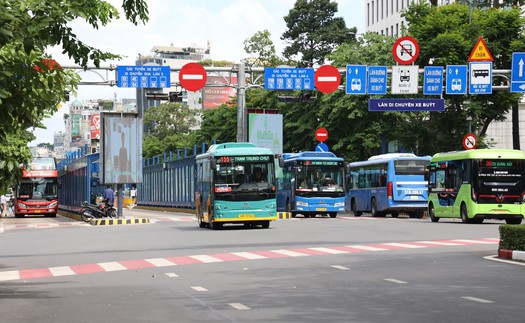 TP. Hồ Chí Minh ưu tiên cho xe buýt khi tổ chức giao thông đô thị