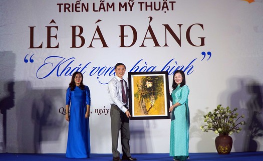 Quảng Trị khai mạc triển lãm "Lê Bá Đảng - Khát vọng Hòa bình"