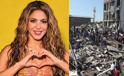 Shakira bất ngờ thăm các trường học bị động đất tàn phá ở Colombia, cam kết hỗ trợ tái thiết