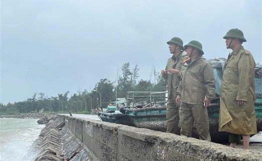 Bão số 4 không thay đổi cường độ, đang cách Hải Phòng khoảng 120km