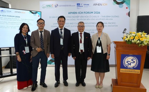 Diễn đàn APHEN-ICH 2026: Di sản sống và Công nghiệp văn hóa ở châu Á - Thái Bình Dương