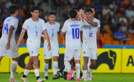 ĐT Thái Lan duy trì thành tích toàn thắng ở ASEAN Cup 2026